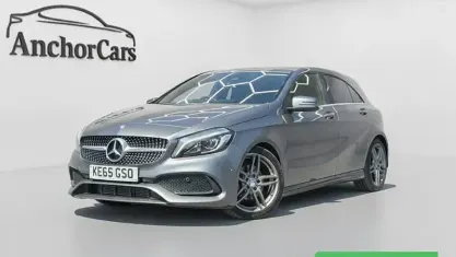 Used Mercedes A200 AMG line 136 HP (100 kW) 2016 Grey Hatchback