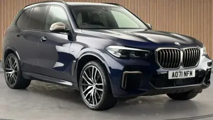 Used BMW X5 Comfort Edition 530 HP (389 kW) 2021 Tanzanite blue SUV