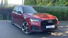 Matador red metallic Used 2021 Audi Q7 Black Edition SUV | £37,990 (Fair price)