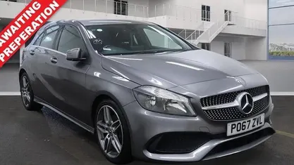 Used Mercedes A200 AMG line 136 HP (100 kW) 2017 Grey Hatchback