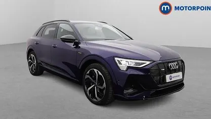 Blue Used 2022 Audi e-tron Black Edition SUV | £21,649 (Fair price)