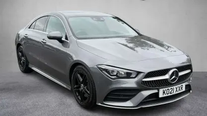 Used Mercedes CLA200 AMG line 163 HP (119 kW) 2021 Grey Coupe