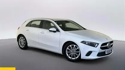 Used Mercedes A180 Executive 136 HP (100 kW) 2020 White Hatchback