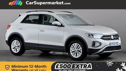 Grey Used 2023 VW T-Roc Life SUV | £18,397 (Fair price)