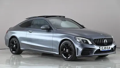 Used Mercedes C300 AMG Line Premium Plus 258 HP (189 kW) 2019 Grey Coupe