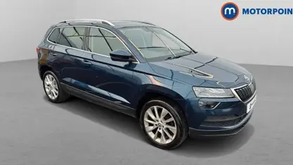 Used Skoda Karoq SE L 150 HP (110 kW) 2021 Blue SUV