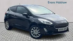 Black Used 2018 Ford Fiesta Titanium Hatchback | £6,770 (Fair price)