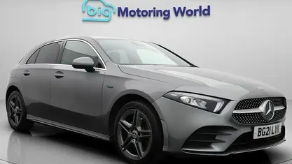 Used Mercedes A250 AMG line 218 HP (160 kW) 2021 Grey Hatchback