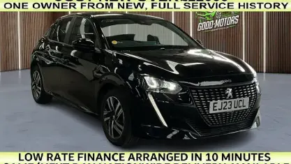Used Peugeot 208 Active+ 102 HP (75 kW) 2023 Black Hatchback