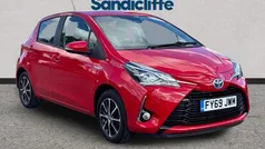Red Used 2019 Toyota Yaris Hybrid Hatchback | £13,036 (Fair price)