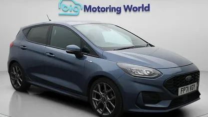 Used Ford Fiesta ST-Line 125 HP (91 kW) 2022 Blue Hatchback