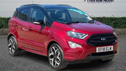 Used Ford Ecosport ST-Line 125 HP (91 kW) 2018 Red SUV