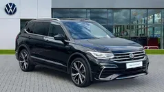 Black Used 2022 VW Tiguan Allspace R-line SUV | £28,847 (Fair price)