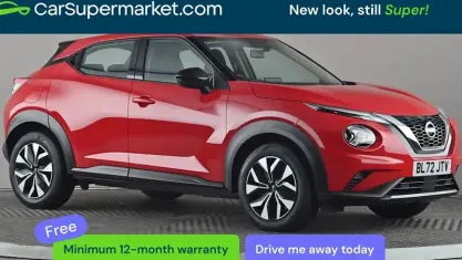 Begagnad Nissan Juke Acenta 114 HK (83 kW) 2022 Röd SUV