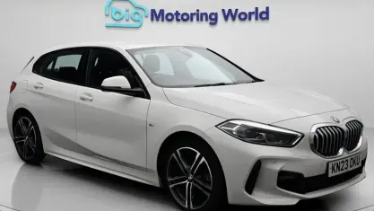 Used BMW 118 M Sport 136 HP (100 kW) 2023 White Hatchback