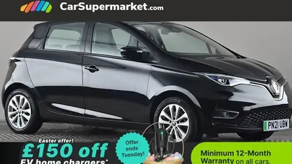 Used Renault Zoe Iconic 100 kW (136 HP) 2020 Black Hatchback