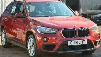 Used BMW X1 140 HP (102 kW) 2018 Orange SUV