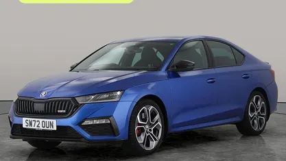 Used Skoda Octavia vRS 245 HP (180 kW) 2023 Blue Hatchback