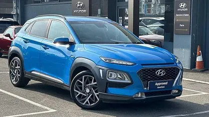 Used Hyundai Kona Premium 141 HP (103 kW) 2020 Blue SUV