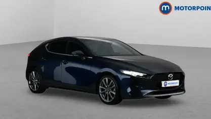 Used Mazda 3 Exclusive-Line 140 HP (102 kW) 2025 Blue Hatchback
