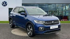 Reef blue metallic Used 2021 VW T-Cross R-line SUV | £17,848 (Fair price)