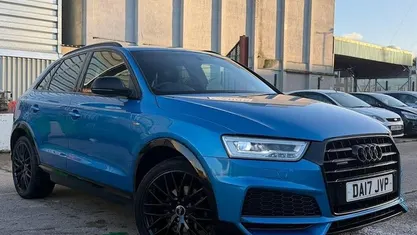Used Audi Q3 Black Edition 184 HP (135 kW) 2017 Blue SUV
