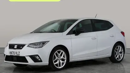 Begagnad Seat Ibiza FR 95 HK (69 kW) 2020 Vit Halvkombi