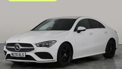 Used Mercedes CLA250 AMG Line Premium 224 HP (164 kW) 2020 White Coupe