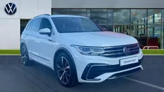 Pure white Used 2021 VW Tiguan R-line SUV | £23,090 (Fair price)