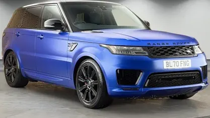 Käytetty Land Rover Range Rover Sport Dynamic 404 HP (297 kW) 2021 Sininen Katumaasturi