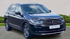 Black Used 2021 VW Tiguan Elegance SUV | £21,403 (Fair price)