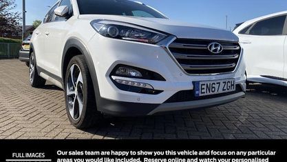 Używany Hyundai Tucson Edition 177 KM (130 kW) 2018 Biały SUV