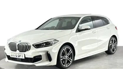 Used BMW 120 M Sport 190 HP (139 kW) 2020 White Hatchback
