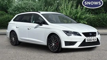 Used Seat Leon CUPRA 290 HP (213 kW) 2016 White Estate