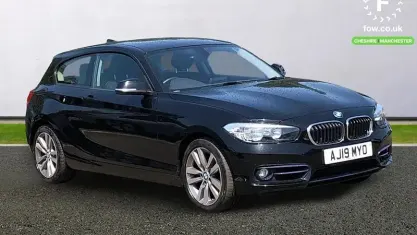 Usado BMW 118 Sport Line 150 CV (110 kW) 2019 Negro Utilitario