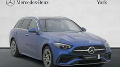 Blue Used 2024 Mercedes C300e AMG Line Premium Plus Estate | £36,200 (Good price)