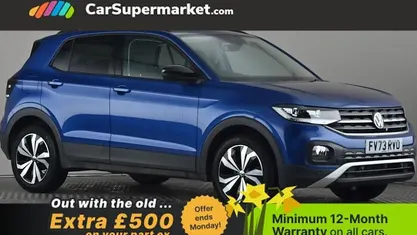 Used VW T-Cross Black Edition 110 HP (80 kW) 2023 Blue SUV
