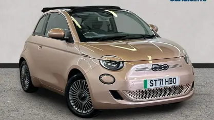 Used Fiat 500e Icon 86 kW (118 HP) 2022 Gold Cabriolet
