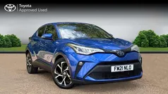 Nebula blue Used 2021 Toyota C-HR Design SUV | £18,995 (Fair price)