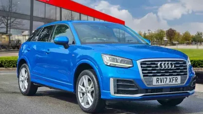 Used Audi Q2 S-Line 150 HP (110 kW) 2017 Blue SUV