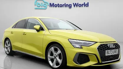Used Audi A3 S-Line 110 HP (80 kW) 2024 Yellow Sedan