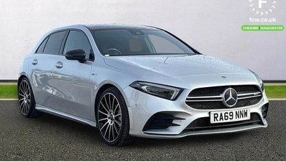 Begagnad Mercedes A35 AMG Premium Plus 306 HK (225 kW) 2022 Halvkombi