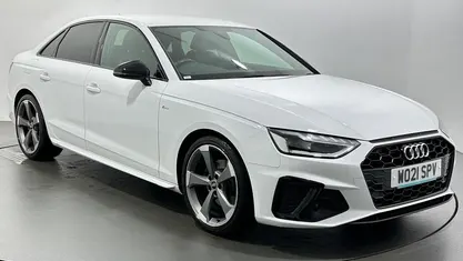 White Used 2021 Audi A4 Black Edition Sedan | £19,999 (Fair price)