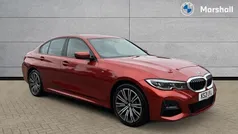 Sunset orange metallic Used 2021 BMW 330e M Sport Sedan | £21,825 (Fair price)