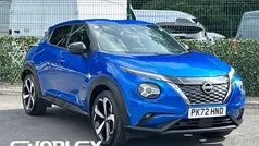 Blue Used 2022 Nissan Juke Tekna SUV | £19,511 (Fair price)