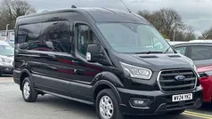 Agate black (metallic paint) Used 2024 Ford Transit Limited Van | £29,900 (A bit pricey)