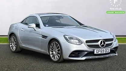 Used Mercedes SLC300 AMG line 245 HP (180 kW) 2019 Silver Cabriolet