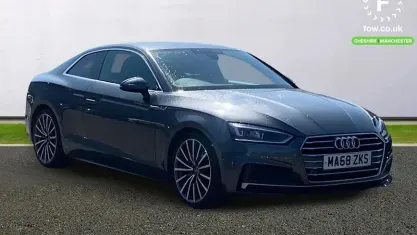 Used Audi A5 S-Line 150 HP (110 kW) 2018 Grey Coupe