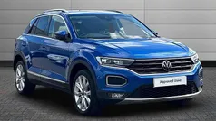 Blue Used 2021 VW T-Roc SEL SUV | £20,395 (Fair price)