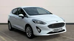 White Used 2018 Ford Fiesta Titanium Hatchback | £9,871 (Fair price)